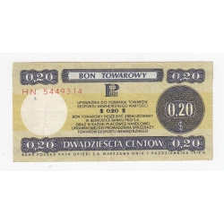 Bon Pewex, 0,20$ 1979, st. 3