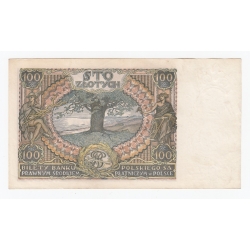 Banknot 100 zł 1934, Seria BO, st. 2