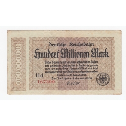 Niemcy, 100 milionów marek 1924, st. 2