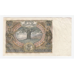 Banknot 100 zł 1932, seria AB, st. 1-/2+