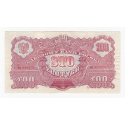 Banknot 100 zł 1944, seria EH (owe), st. 3