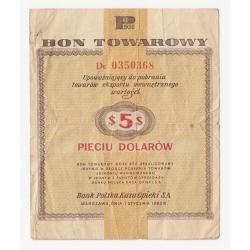 Pewex 5$ 1960, st. 4/5