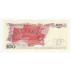 Banknot 100 zł 1988, seria RF, UNC