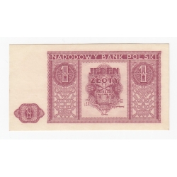 Banknot 1 zł 1946, UNC