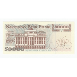 Banknot 50000 zł 1993, seria S, UNC