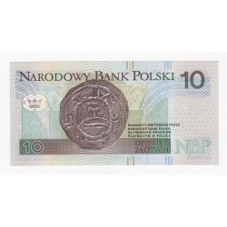 Banknot 10 zł 1994, seria KG, UNC, ciekawy numer