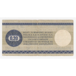 Bon Pewex, 0,20$ 1979, st. 3/4